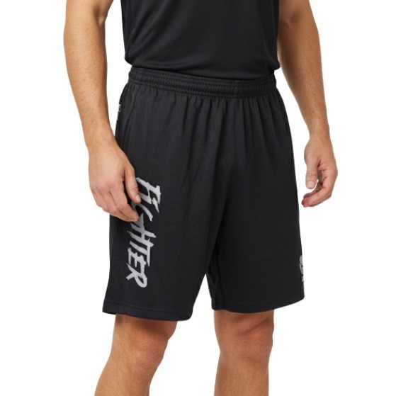 Scar: Fighter-Printed Comfort Stretch Shorts