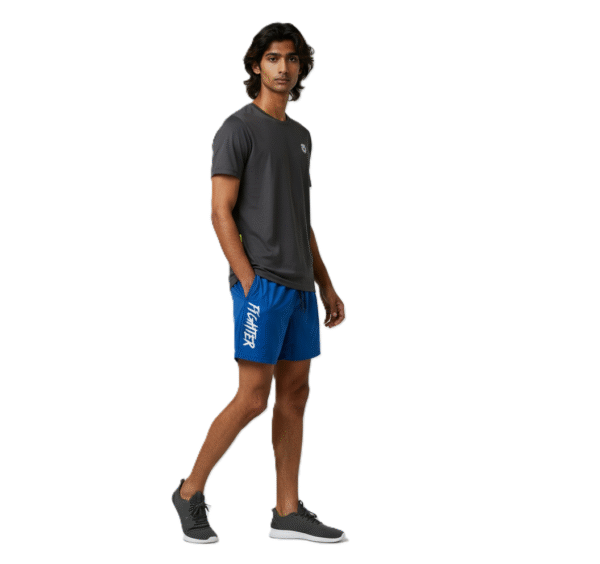 Scar: Fighter-Printed Comfort Stretch Shorts