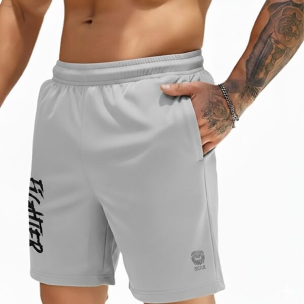 Scar: Fighter-Printed Comfort Stretch Shorts
